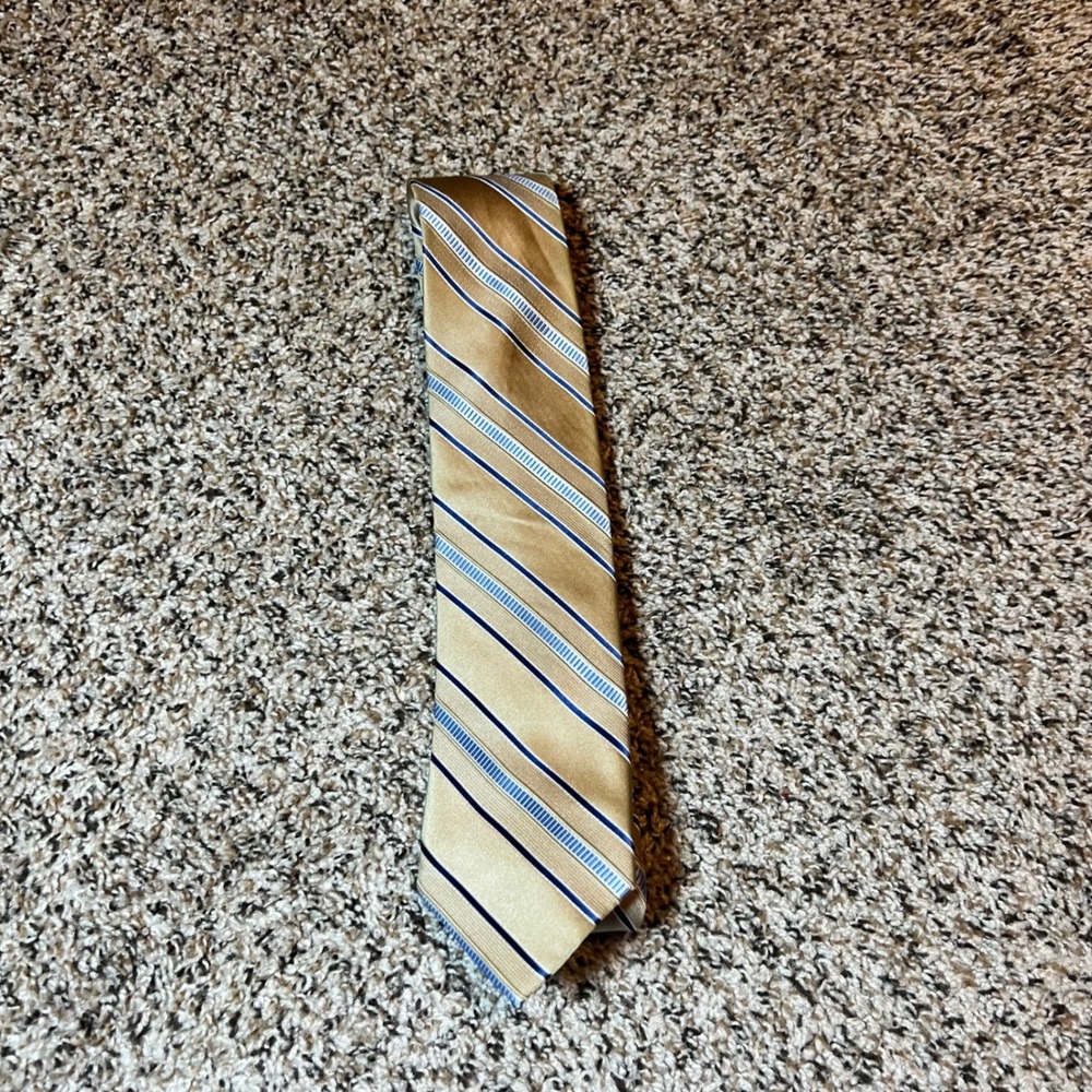 Michael Kors Striped‎ Necktie Silk Business Career Interview
